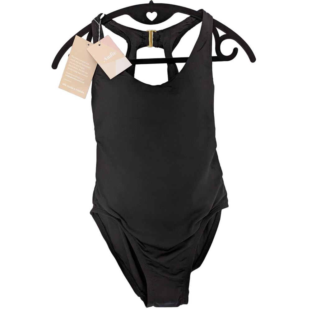 Andie Swim One Piece Black Swimsuit The Catalina Size XXS - Picture 2 of 10